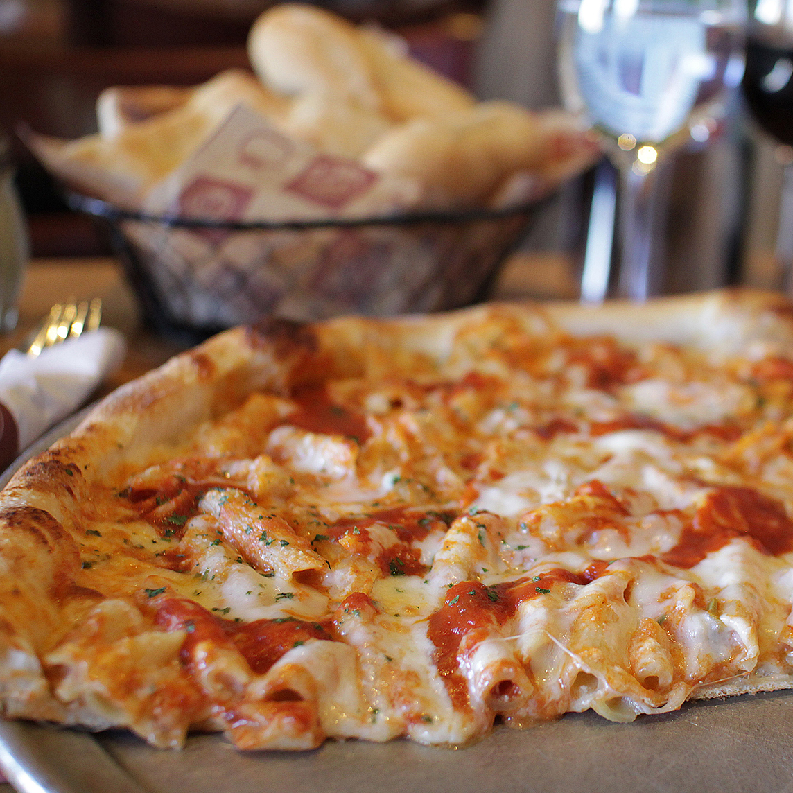 Delicious Review of Mama Theresa’s Baked Ziti Pizza Slice