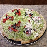 Pellegrino’s Pizza of Shoreham NY : Greek Salad Pizza