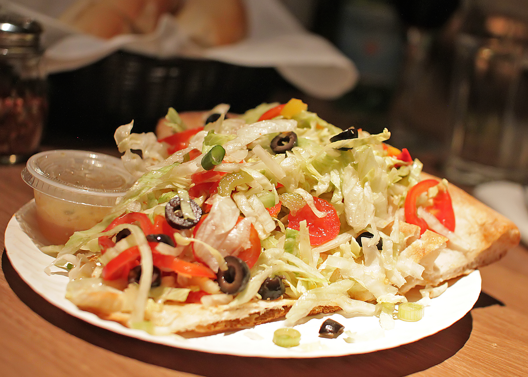 BRANCHINELLIS IN MILLER PLACE : SALAD PIZZA